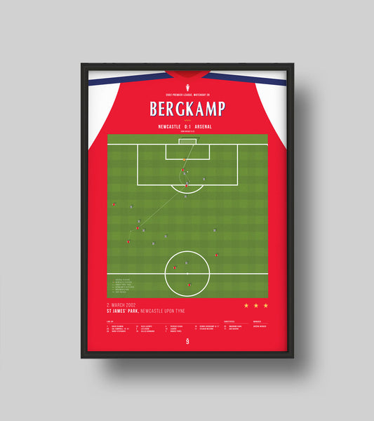 Bergkamp's Majestic goal vs Newcastle