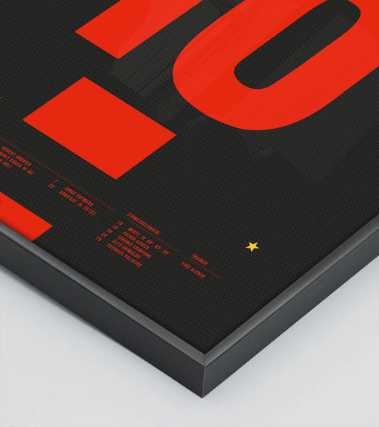 Bayer Leverkusen Crowned Champions of Their First-Ever Bundesliga! (Jersey ver.)