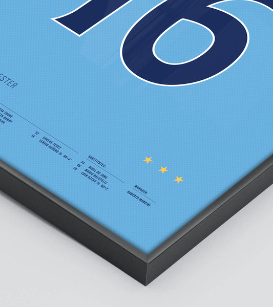 Sergio Aguero's City title-winning goal (Jersey ver.)