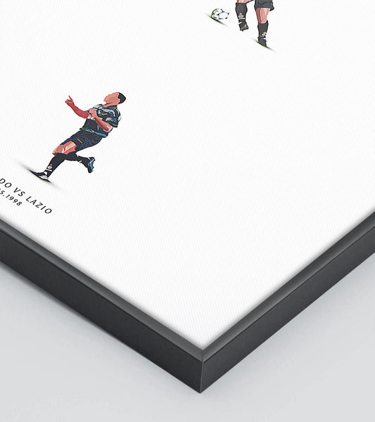 Ronaldo famous body feint goal vs Lazio (Sequence ver.)