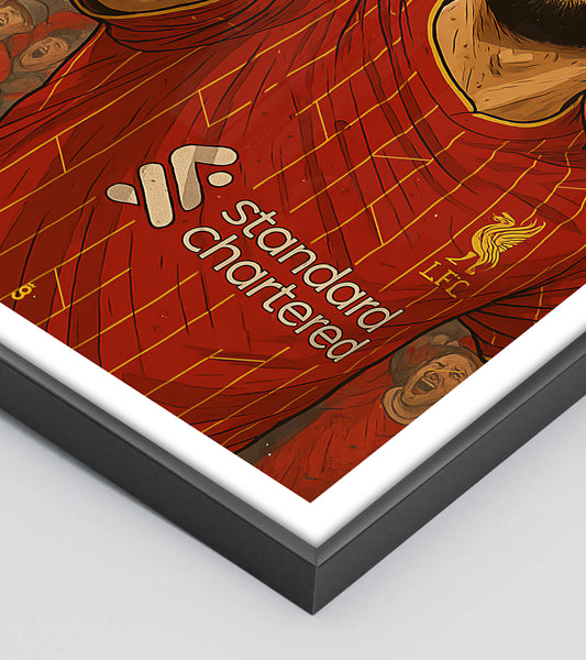 Mo Salah’s Historic Goal vs Spurs (Illustration ver.)