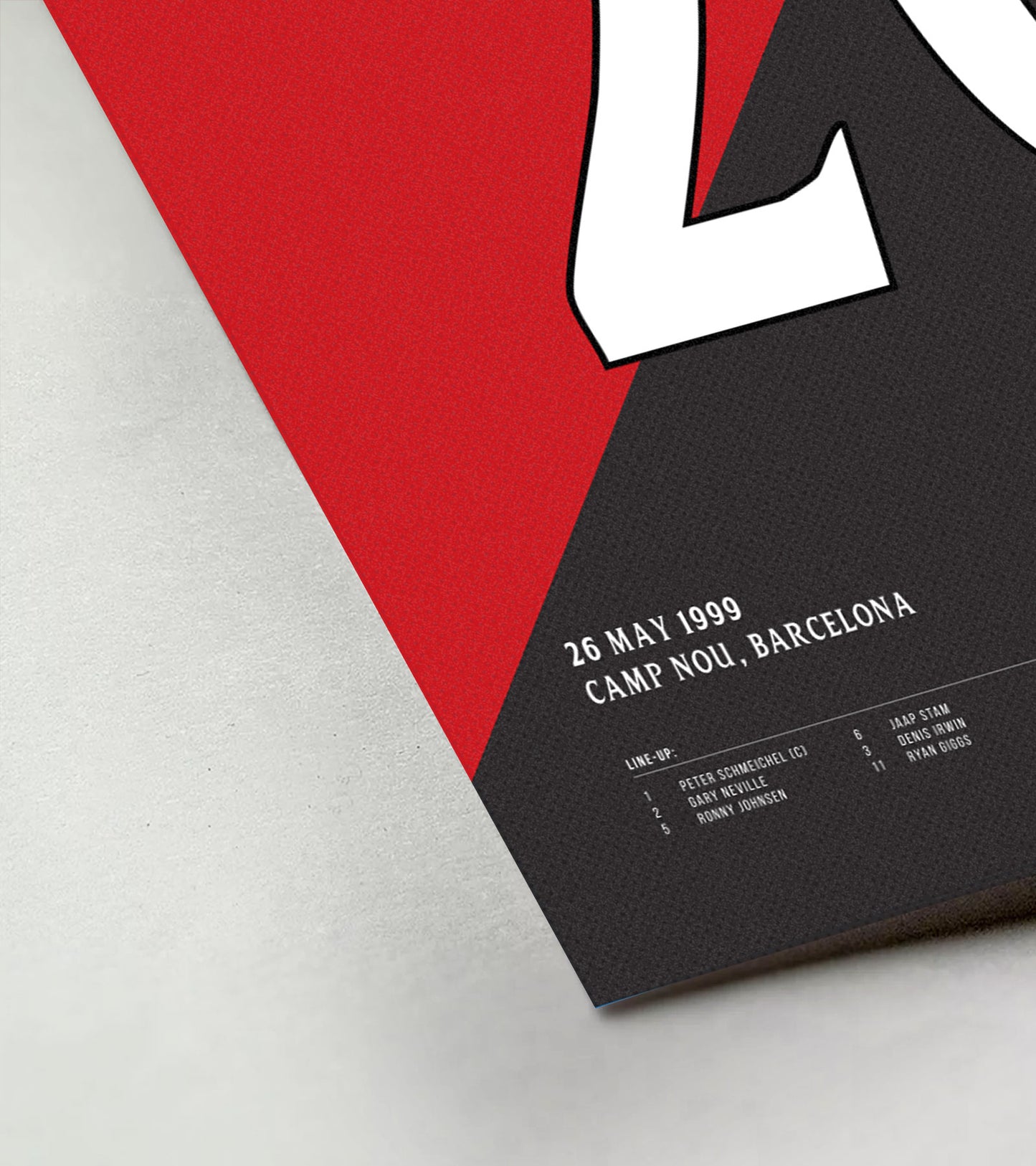 Solskjaer's winning goal in the 1999 final (Jersey ver.)