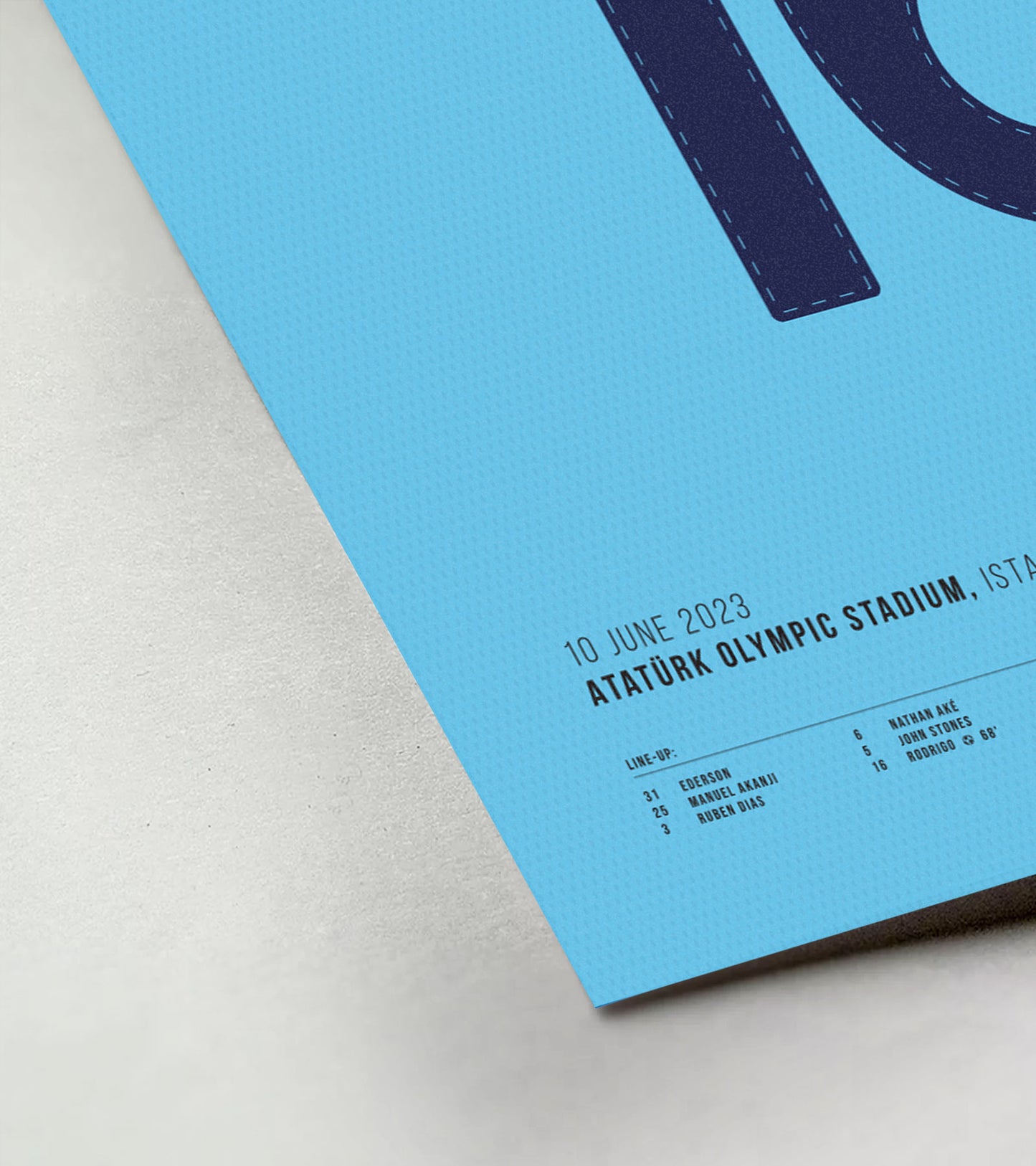 Rodrigo's Goal Seals Historic Triumph for Man City (Jersey ver.)