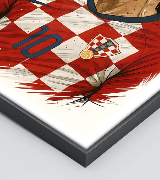Luka Modrić - Croatian Legend (Illustration)