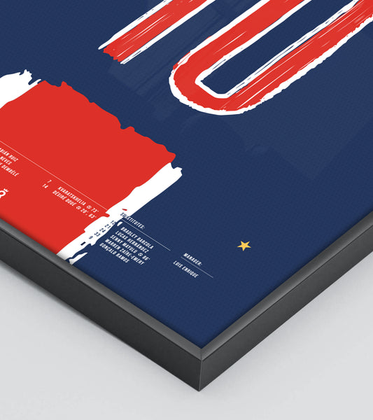 PSG First-Ever CL Title in Stunning 5–0 Victory (Dembelé) (Jersey ver.)