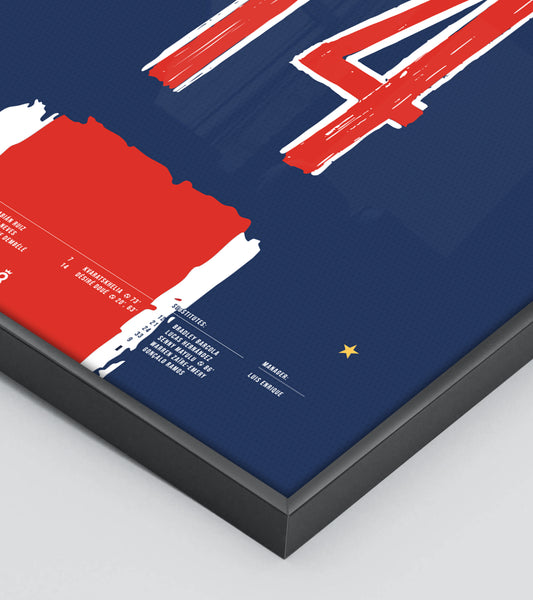 PSG First-Ever CL Title in Stunning 5–0 Victory (Doué) (Jersey ver.)