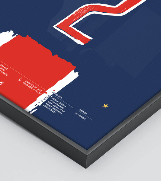 PSG First-Ever CL Title in Stunning 5–0 Victory (Hakimi) (Jersey ver.)