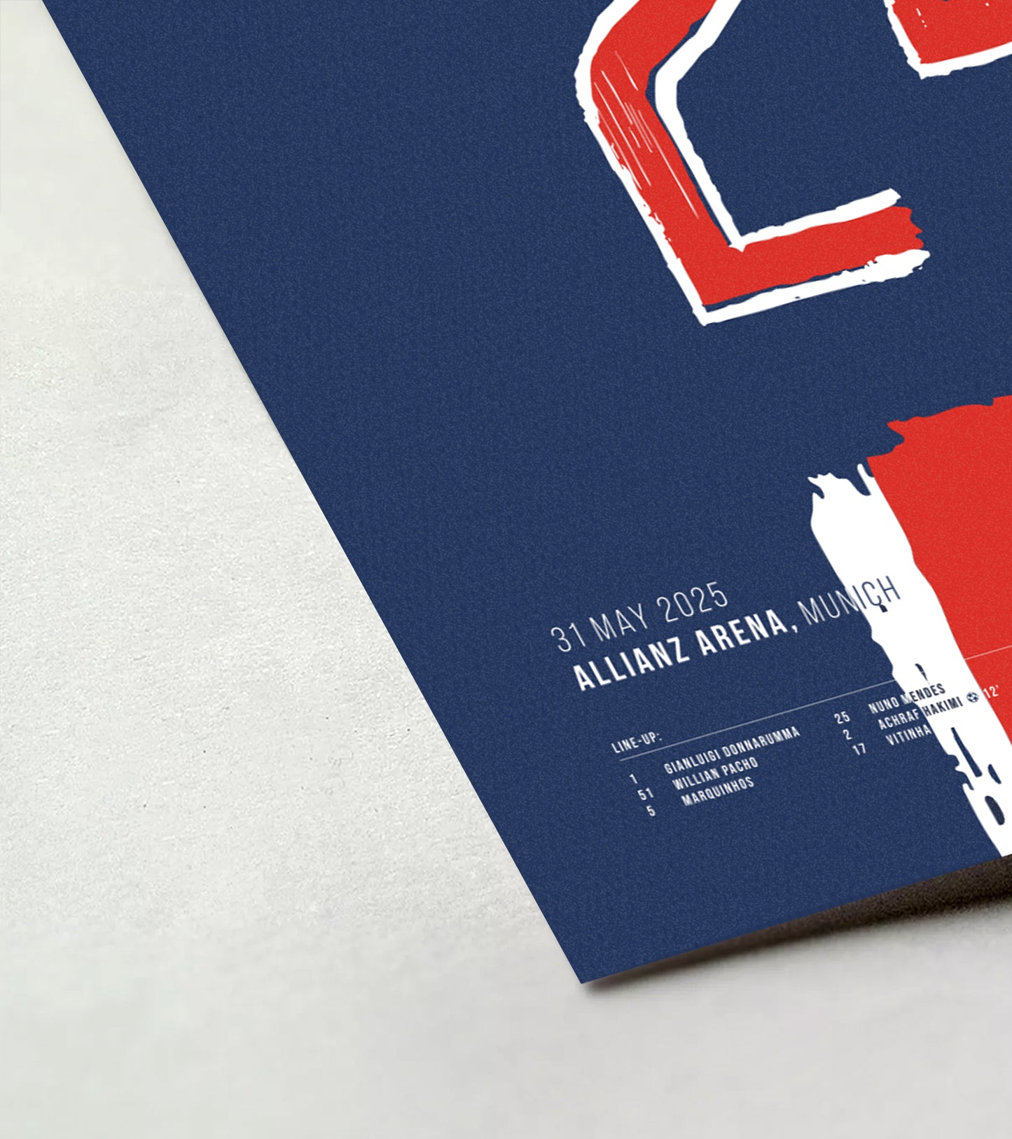 PSG gewinnt erste CL mit überwältigendem 5:0-Finalsieg (Mayulu) (Jersey ver.)