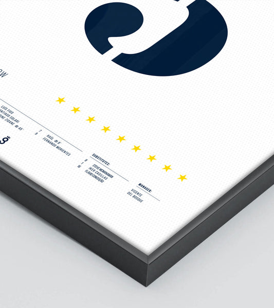 Zidane's famous volley goal against Bayer Leverkusen (Jersey ver.)