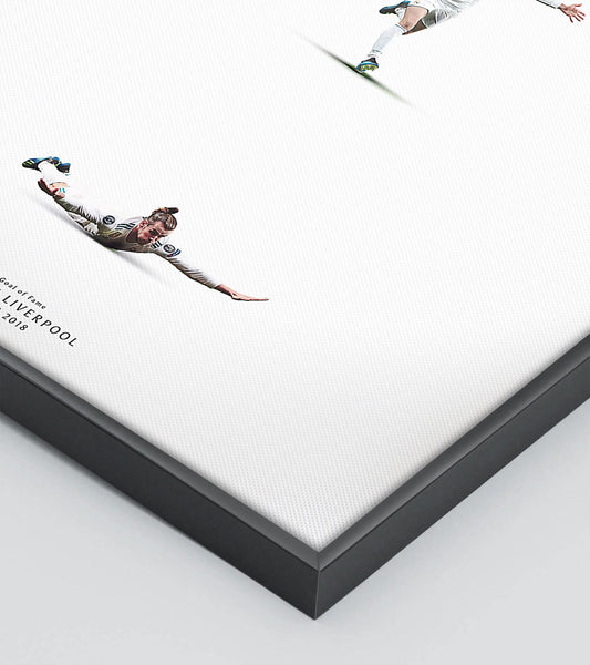 Gareth Bale 'galáctico' goal in the 2018 final (Sequence ver.)