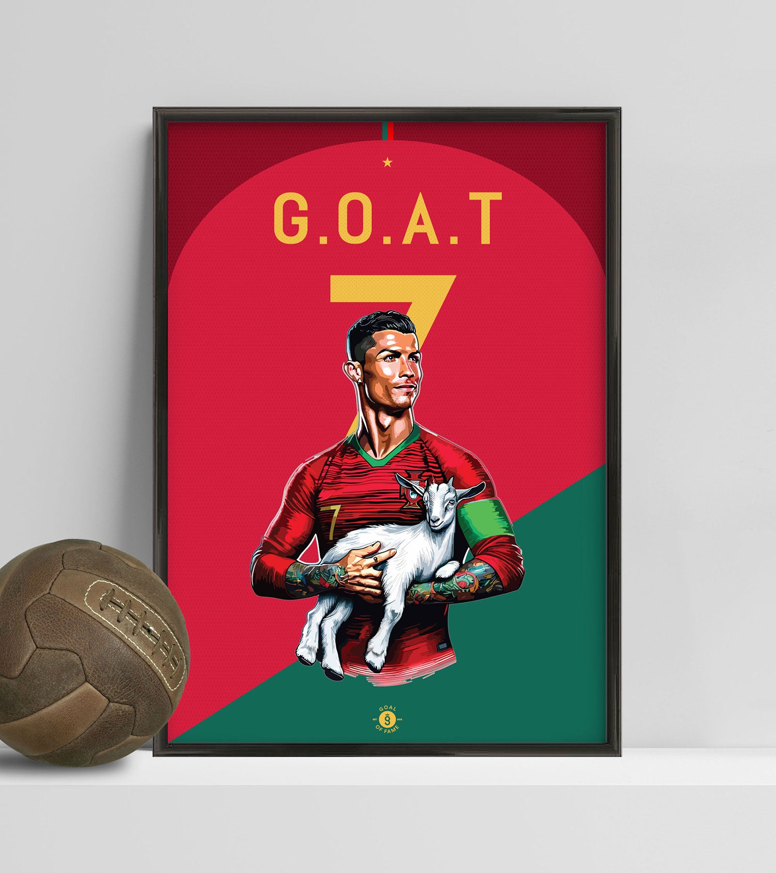Cristiano Ronaldo Legacy G.O.A.T Poster
