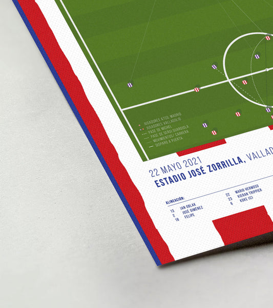 Luis Suárez scores a goal that is worth a Liga title