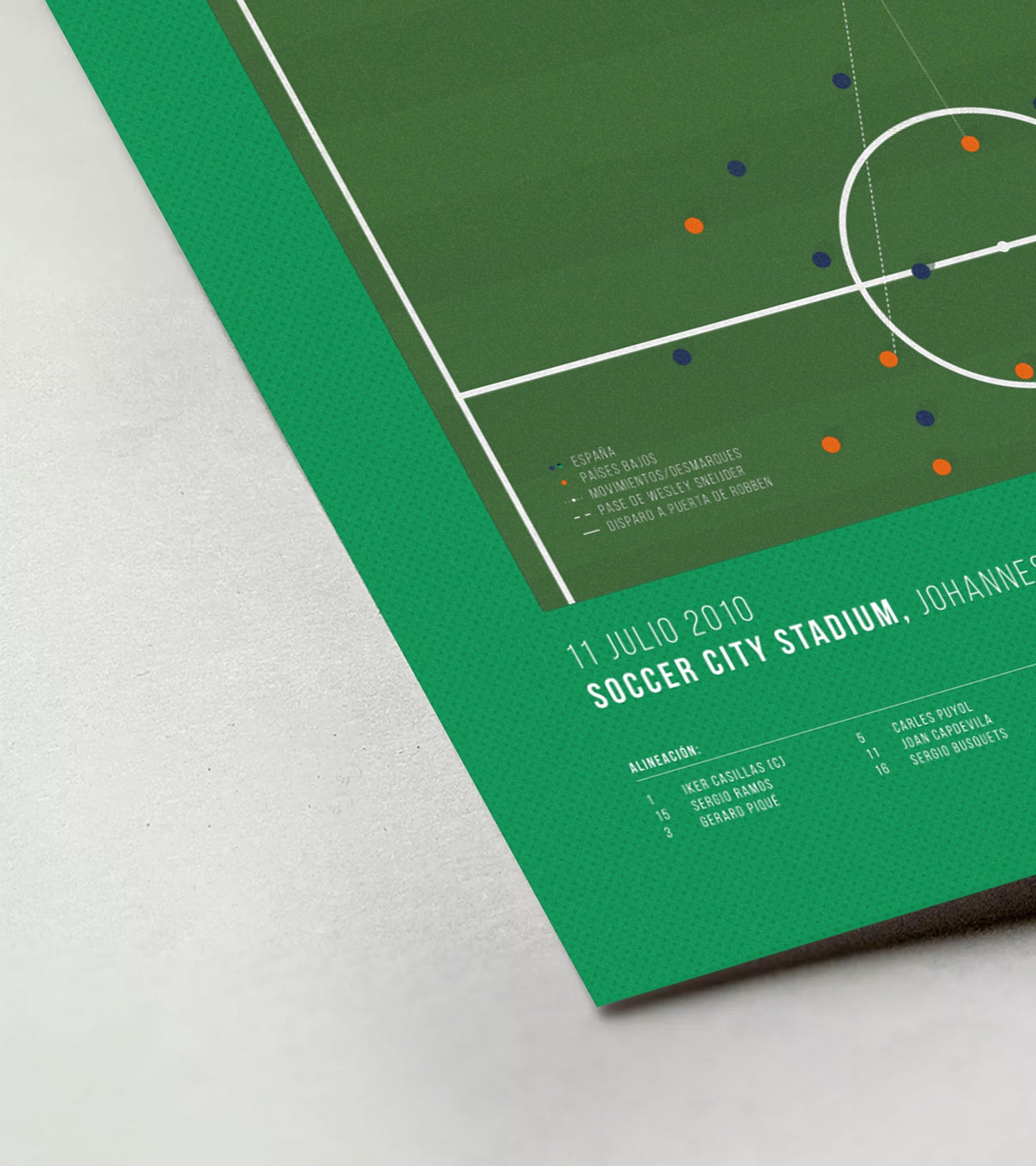 Iker Casillas en finale de la Coupe du monde 2010