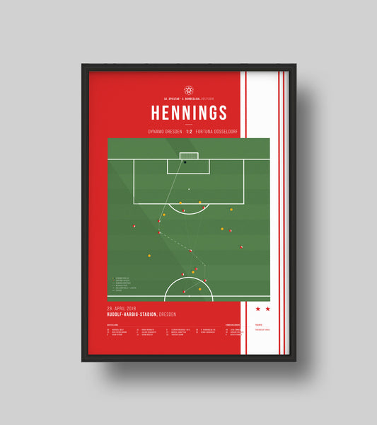 Rouwen Hennings scored the goal towards promotion