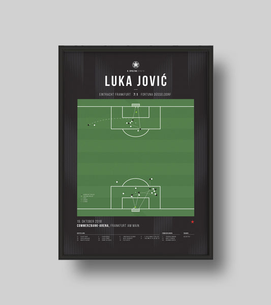 Five goals from Jovic against Düsseldorf