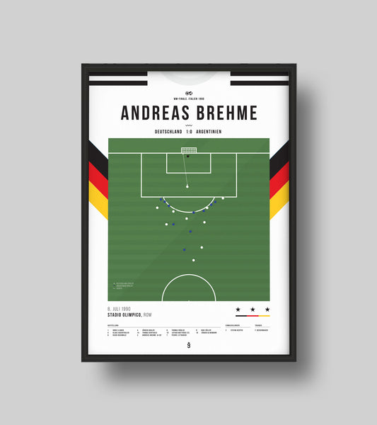 Andreas Brehme World Cup winning penalty vs Argentina 1990