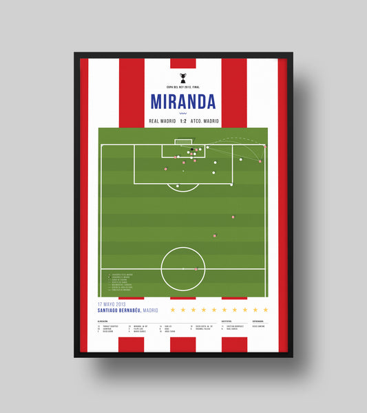 Miranda's goal in the 2013 Cup Final at Bernabéu