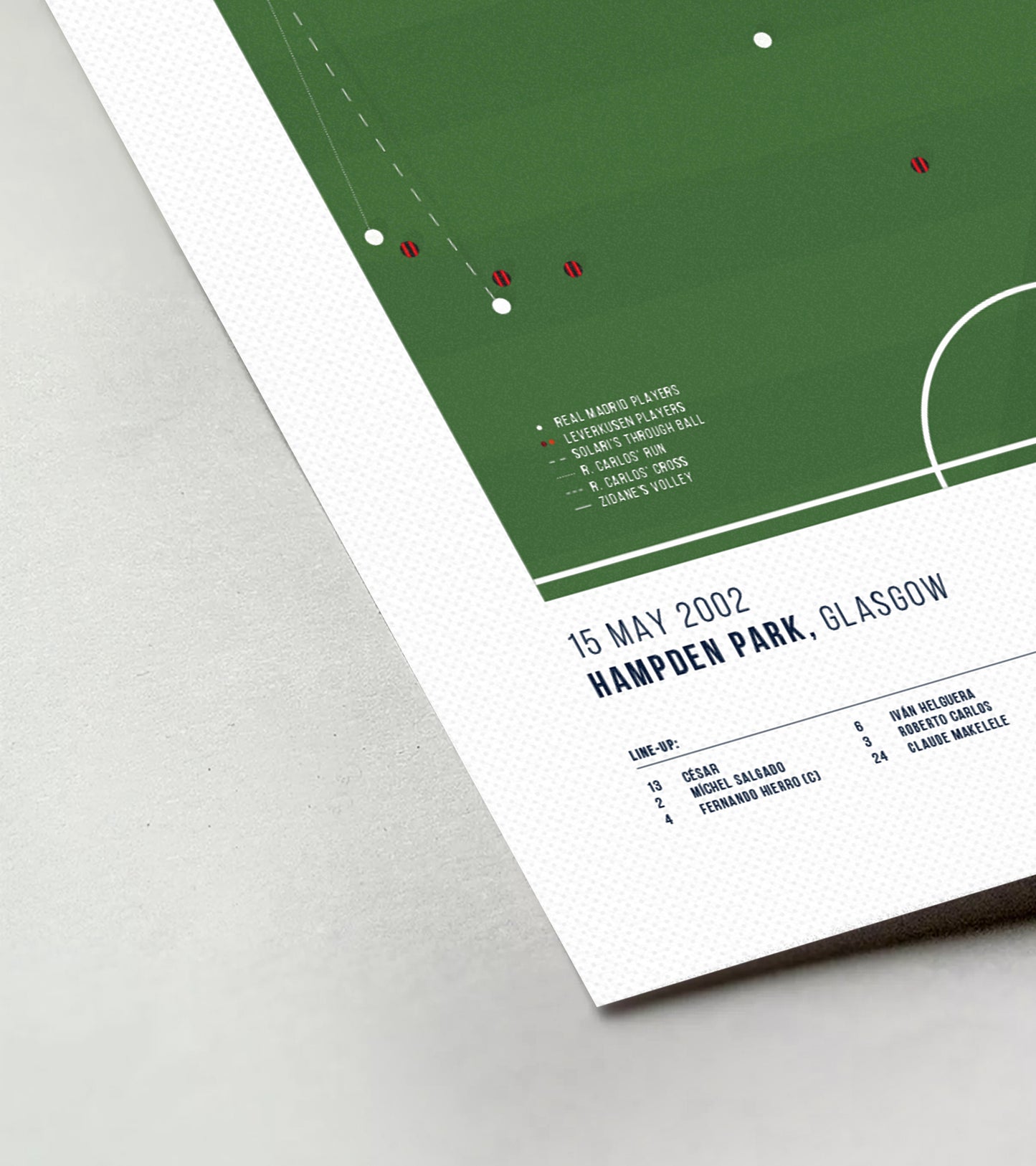 Zidane's famous volley goal against Bayer Leverkusen