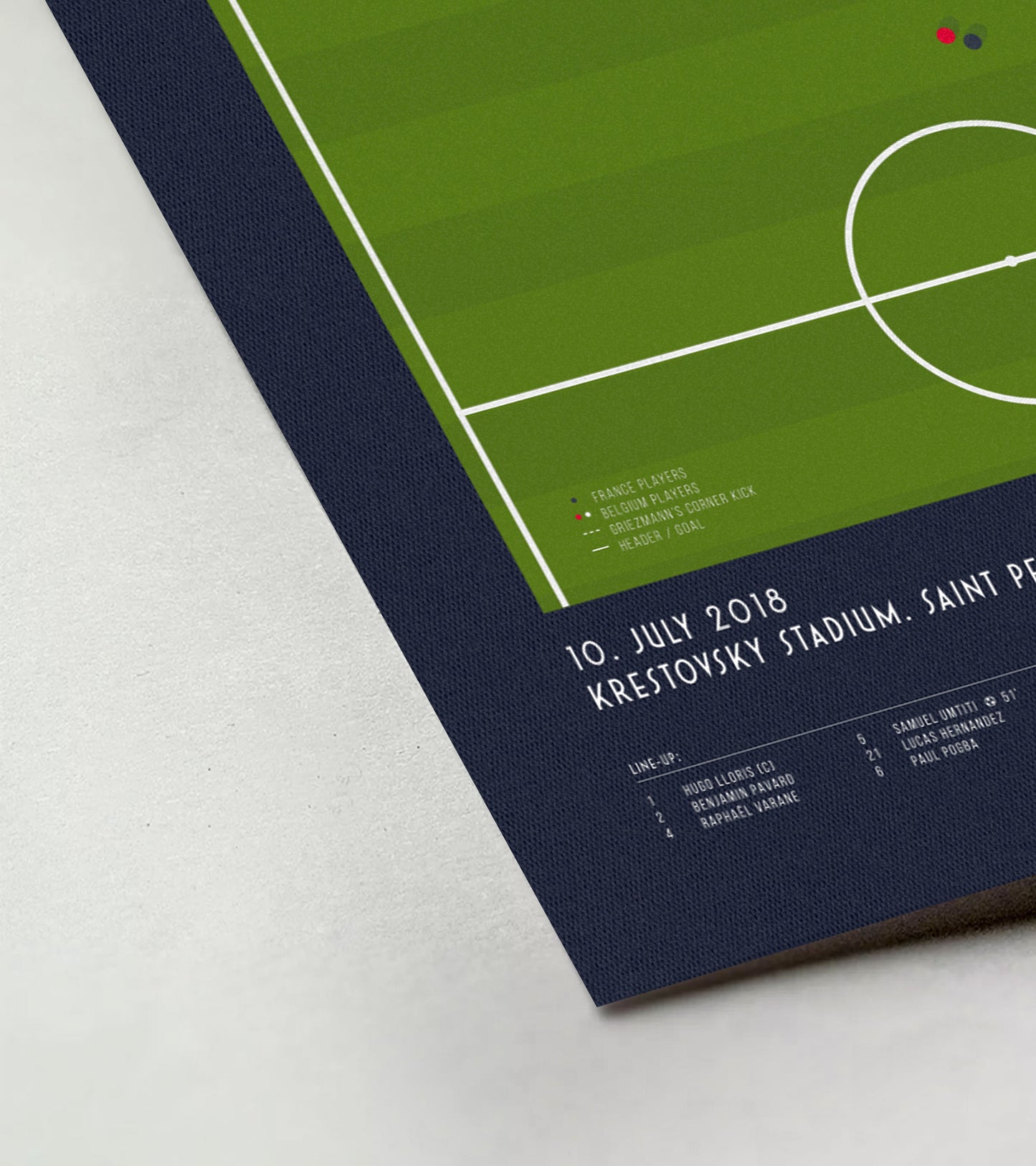 Umtiti marque un seul but et la France atteint la finale