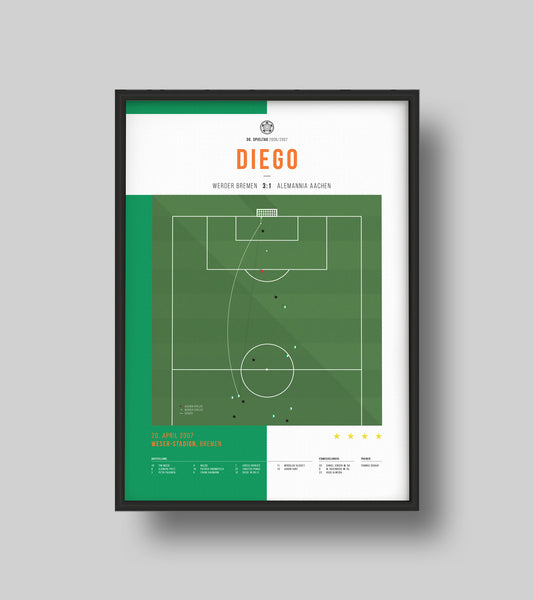 Diego scores the goal of the year from 63 meters