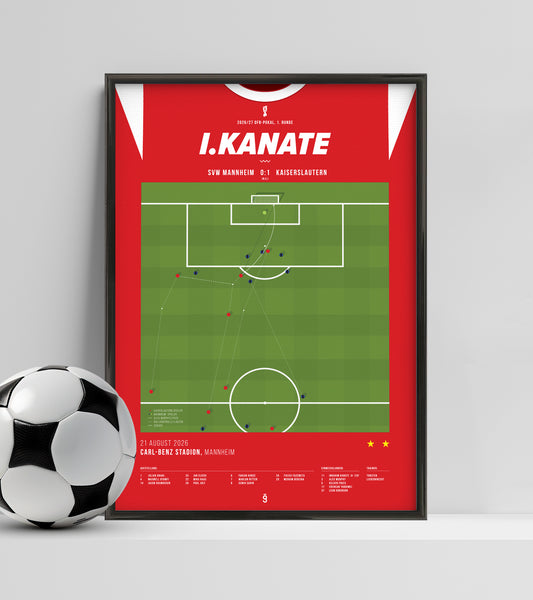 Ibrahim Kanaté decides the derby for Kaiserslautern