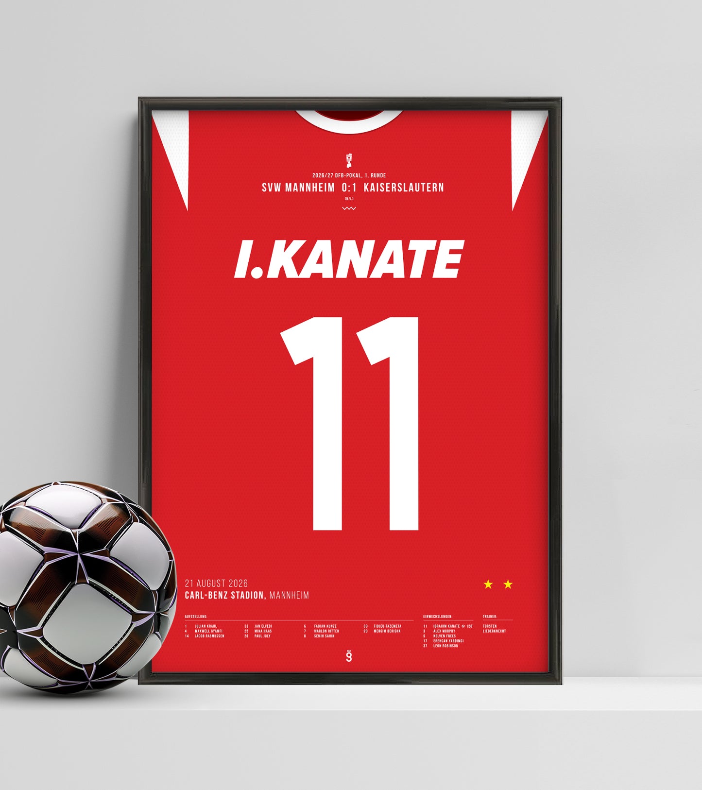 Ibrahim Kanaté decide el derbi para el Kaiserslautern