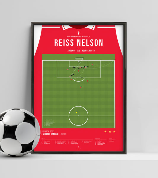 Reiss Nelsons Siegtreffer in der 97. Minute gegen Bournemouth