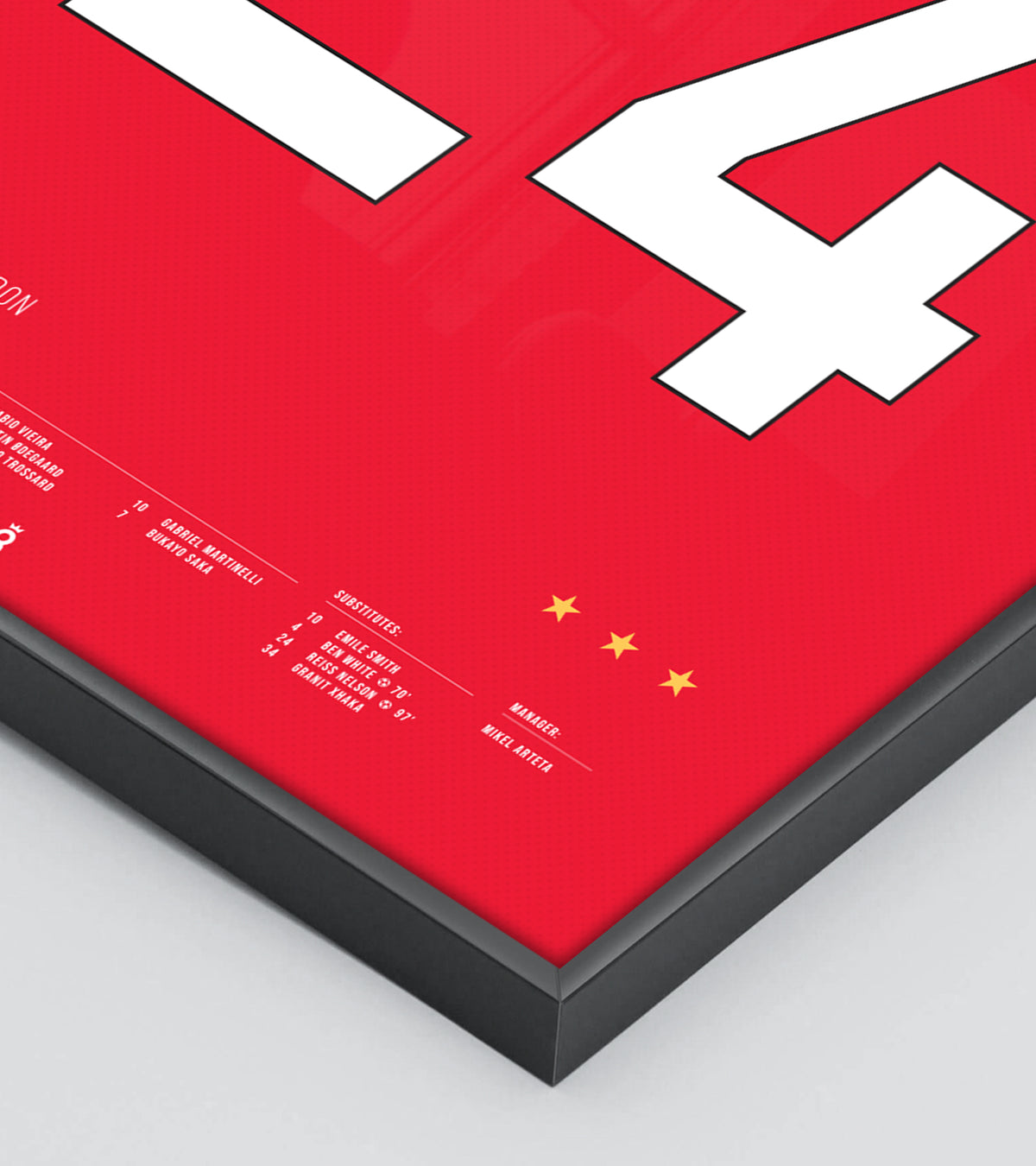 Reiss Nelson’s 97th-minute winner against Bournemouth (Jersey ver.)