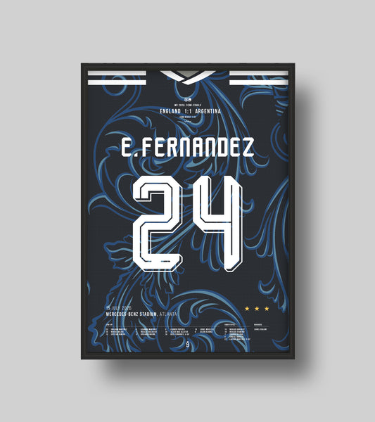 Enzo Fernández’s equaliser vs England (Jersey ver.)