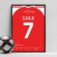 Saka sends Arsenal to the final (Jersey ver)
