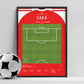 Saka sends Arsenal to the final