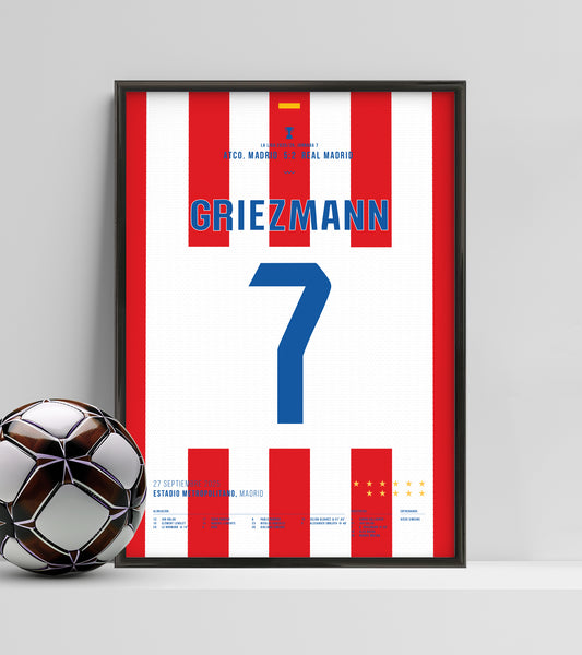 Atlético & Griezmann Thrash Real in Derby Rout (Jersey ver.)
