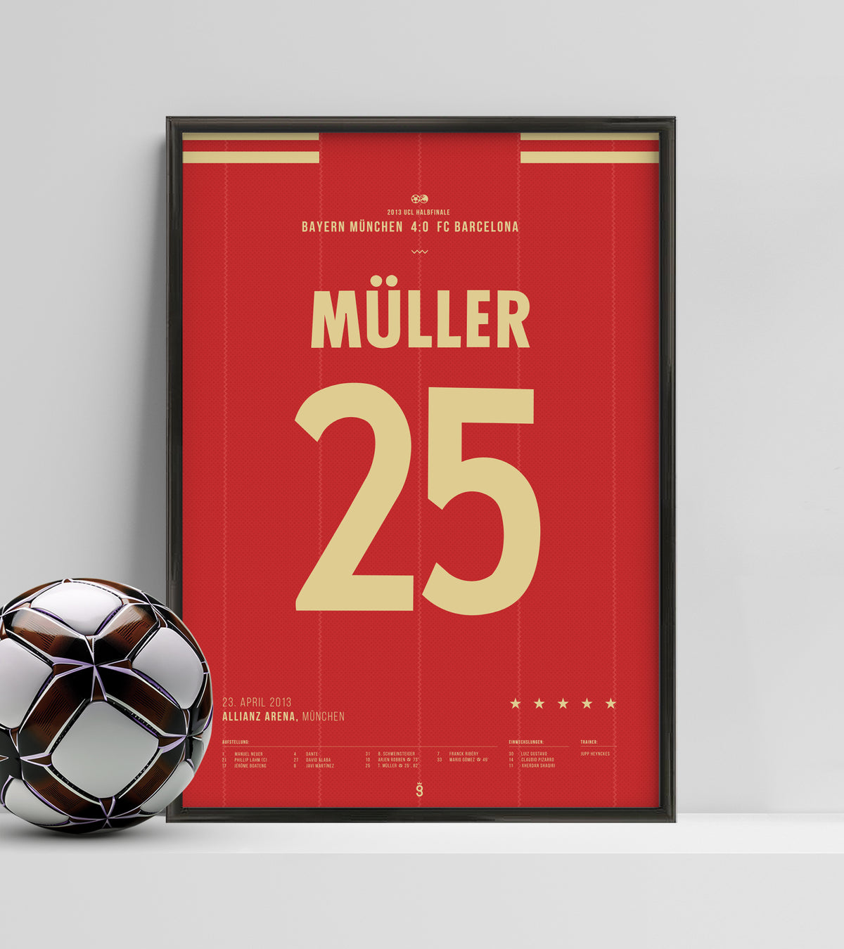 Le but de Müller : la victoire historique 7-0