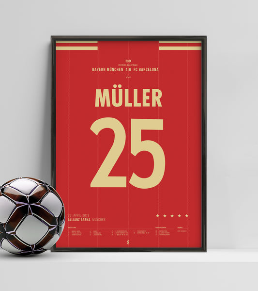 Müller's goal: The historic 7-0 victory (Jersey ver.)