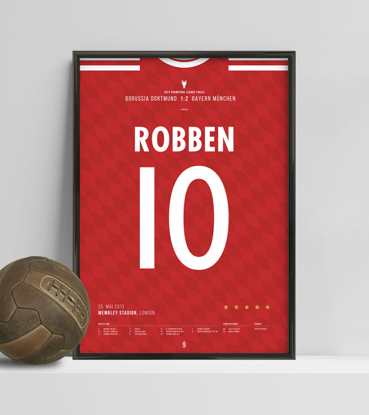 Arjen Robben's winning goal in the 2013 UCL Final (Jersey ver.)