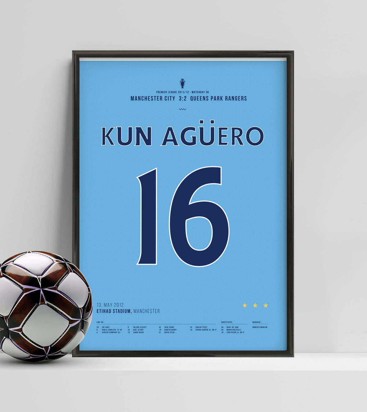 City-Titelgewinntor von Sergio Agüero