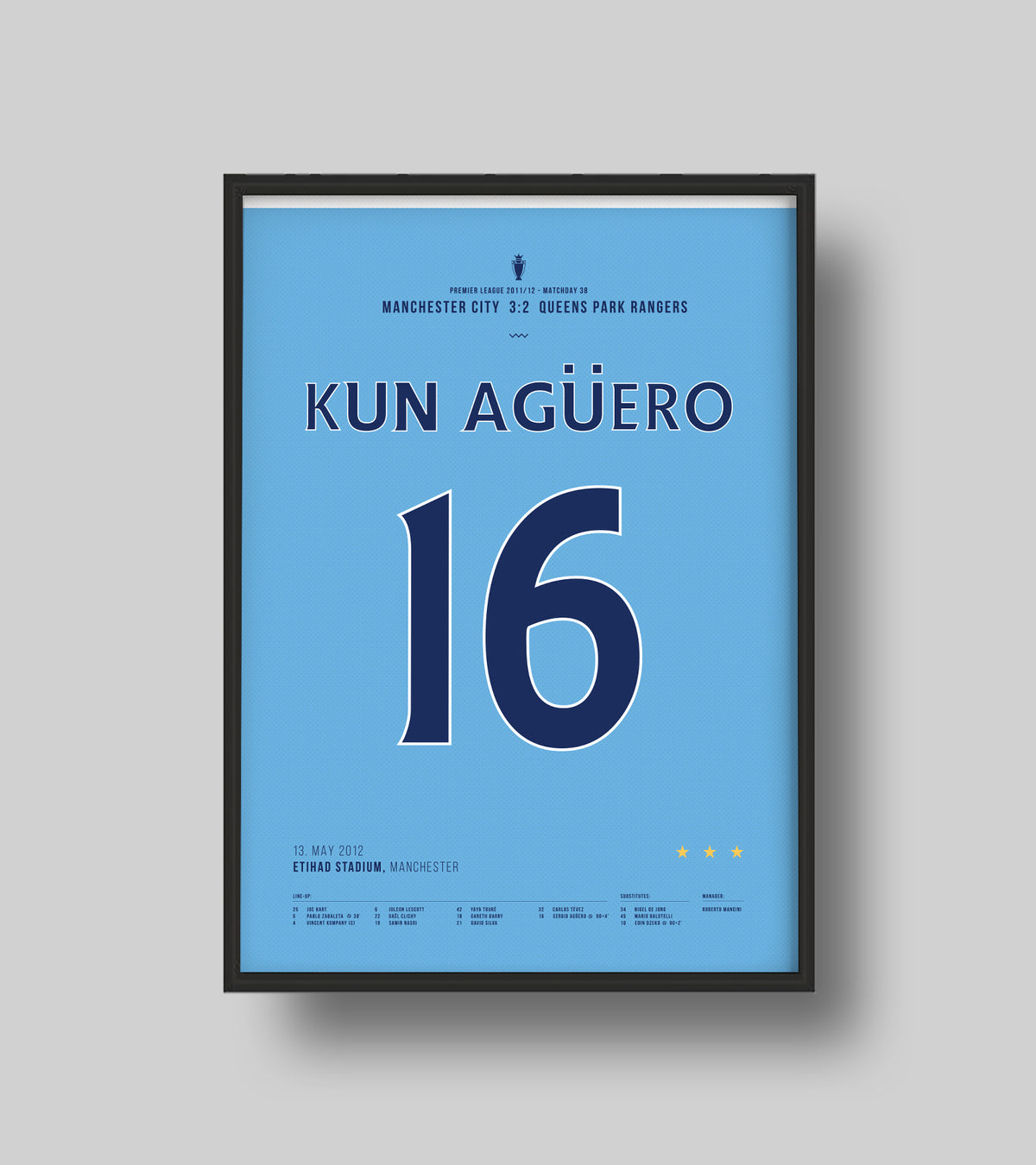 City-Titelgewinntor von Sergio Agüero