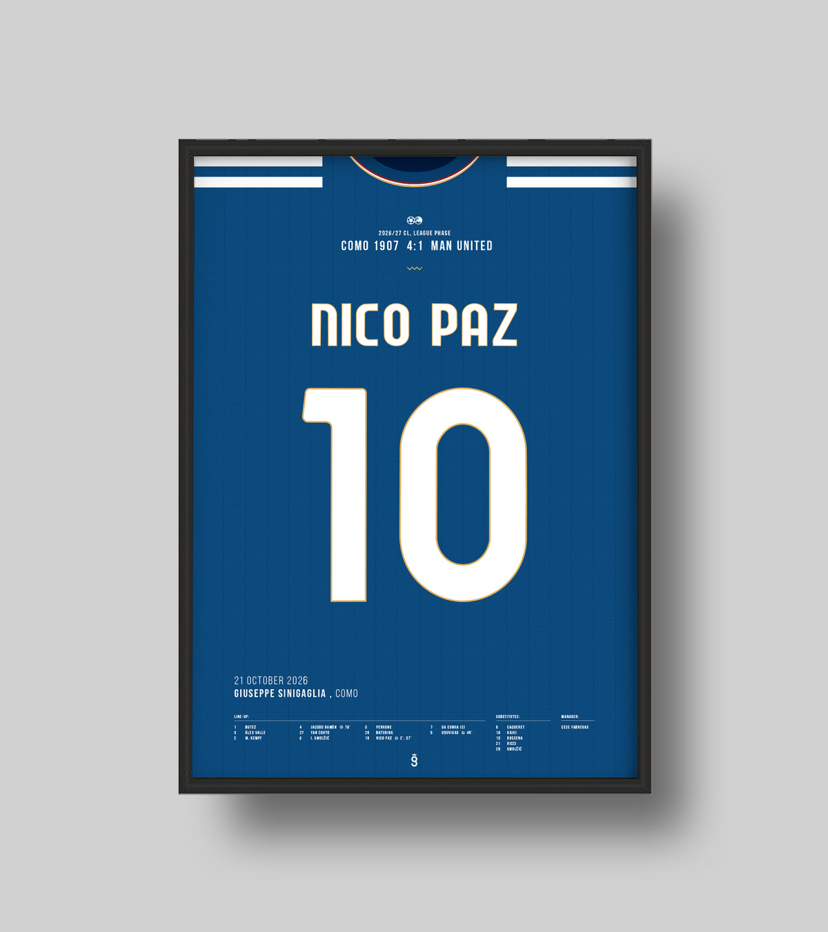 Nico Paz's masterclass vs Man United (Jersey ver.)