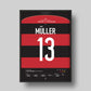 The legendary 7 goals of Germany v. Brazil (Müller) (Jersey ver.)