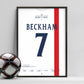David Beckham's Iconic Free-Kick Against Greece (Jersey ver.)