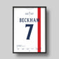 David Beckham's Iconic Free-Kick Against Greece (Jersey ver.)