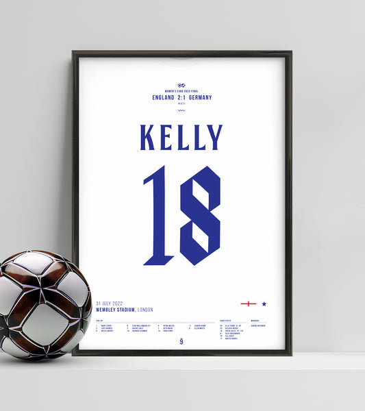 Kelly scores winner to win Women's Euro 2022 (Jersey ver.)