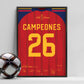 Spain win their second World Cup ⭐️⭐️ (Jersey ver.)
