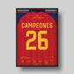 Spain win their second World Cup ⭐️⭐️ (Jersey ver.)