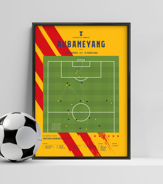 Aubameyang's wonderful night at the Bernabéu