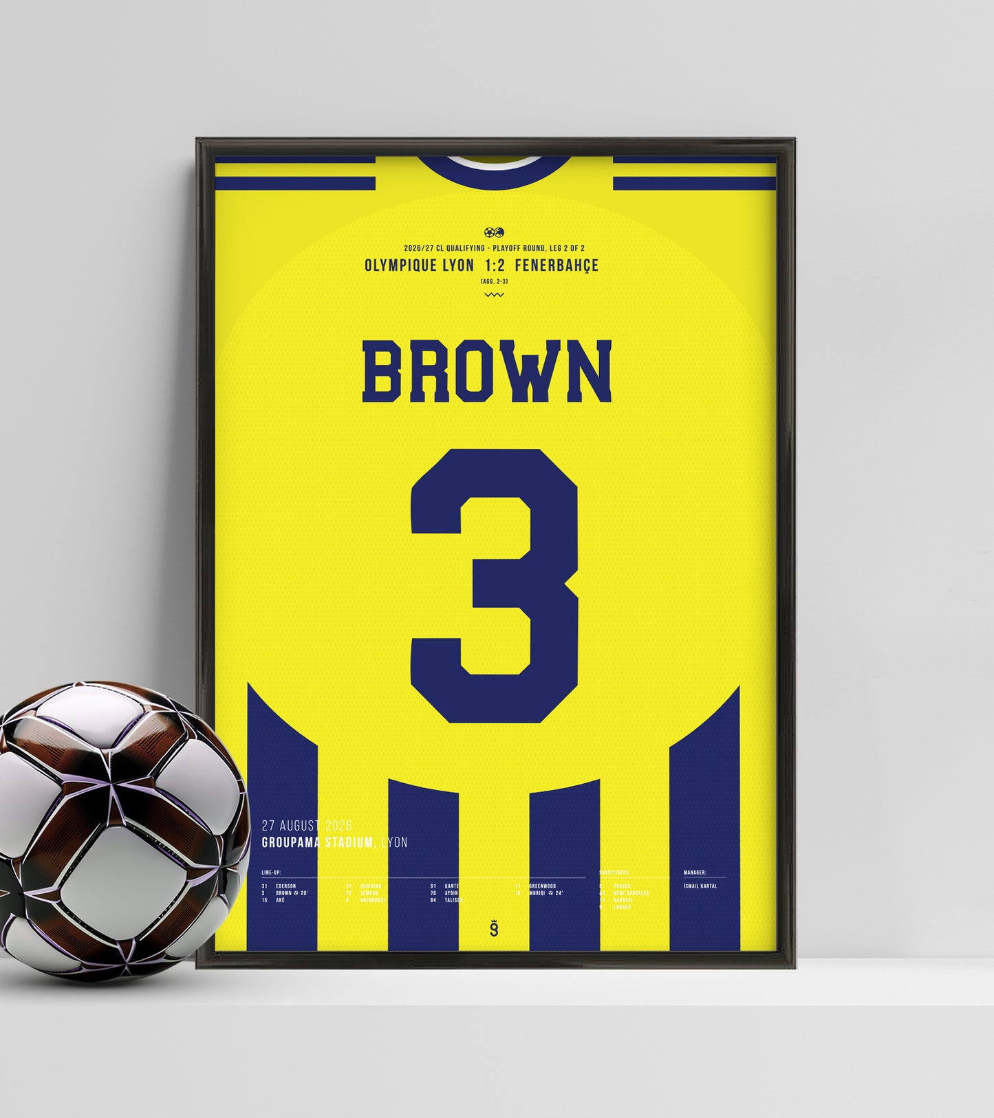 Fenerbahçe ist zurück in der Champions (Muriqi Jersey ver.)