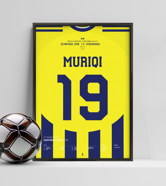 Fenerbahçe are back in the Champions (Muriqi Jersey ver.)