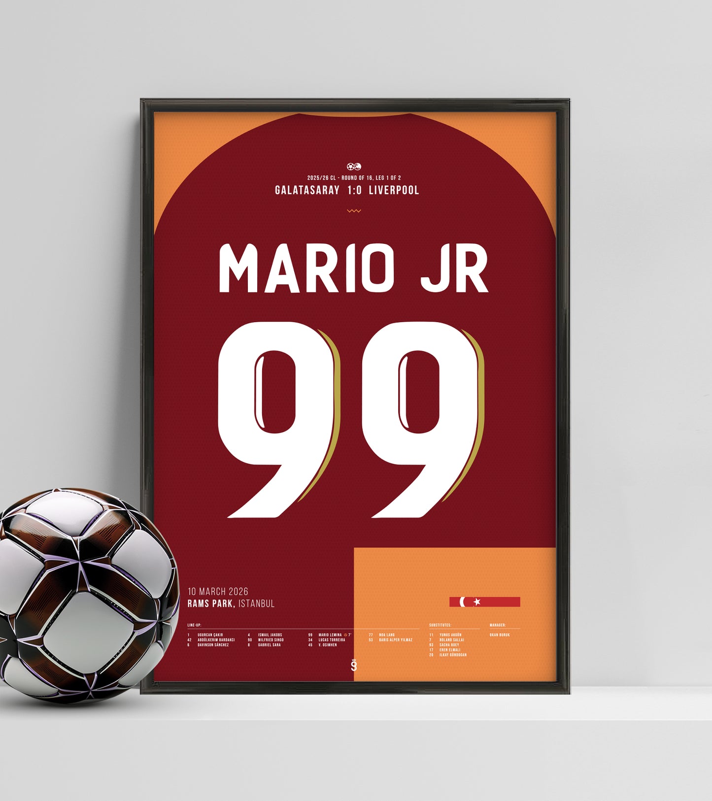 Galatasaray Beats Liverpool with Mario Lemina's Header (Jersey ver.)