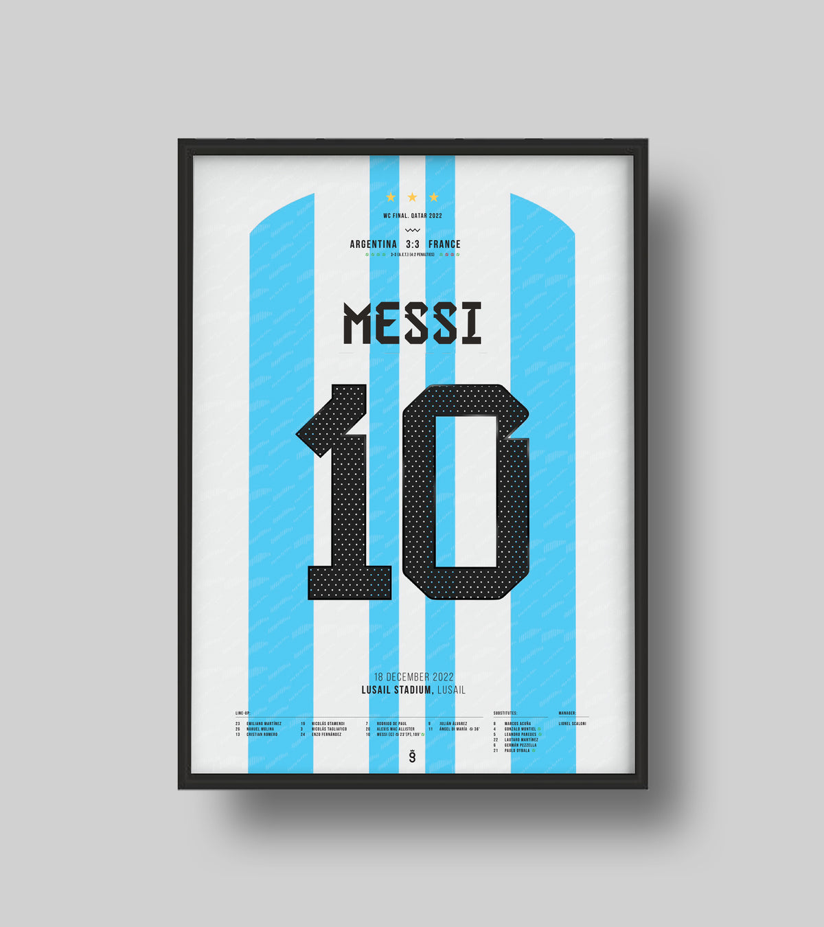 Messi erzielte die Verlängerung, um Argentinien mit 3:2 in Führung zu bringen