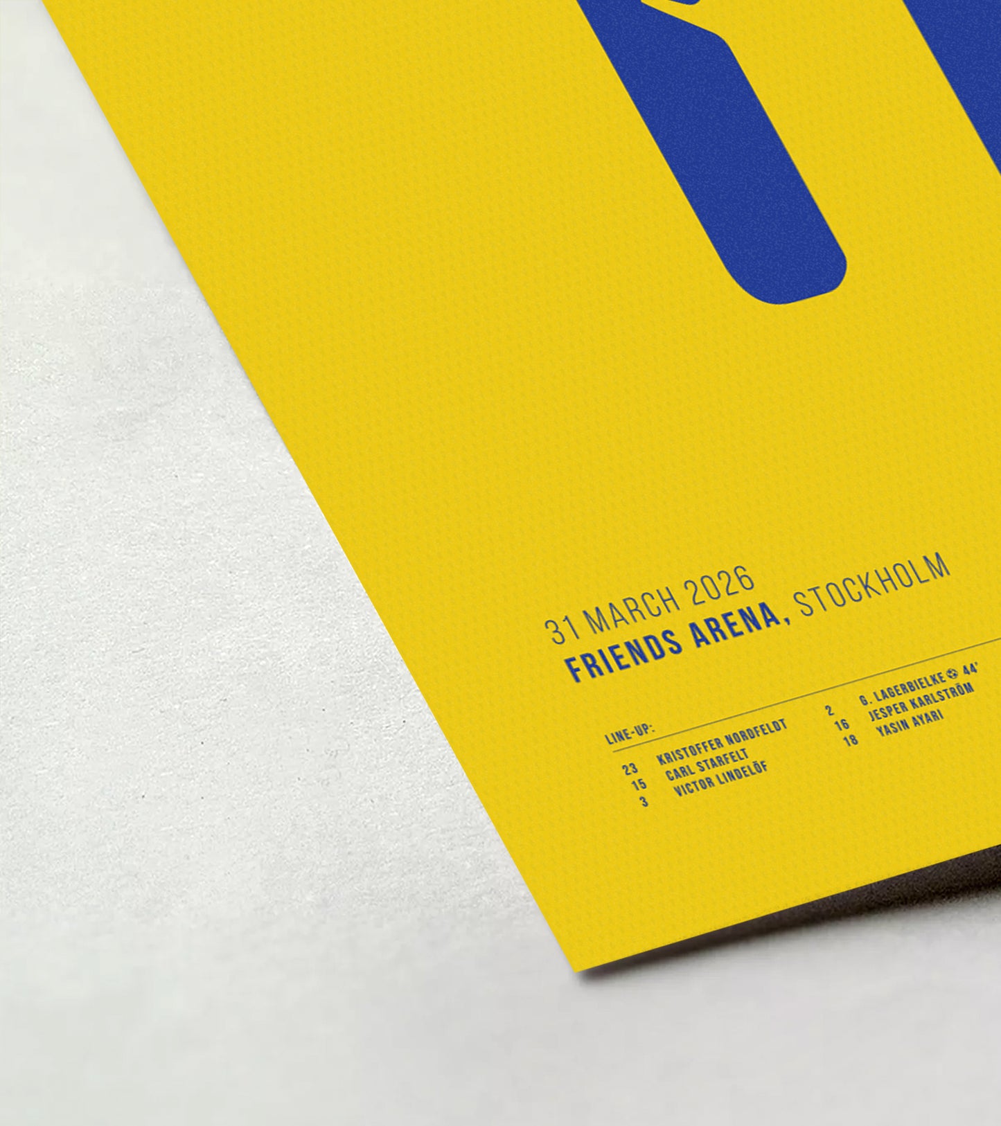 Gyökeres sends Sweden to the World Cup (Jersey ver.)